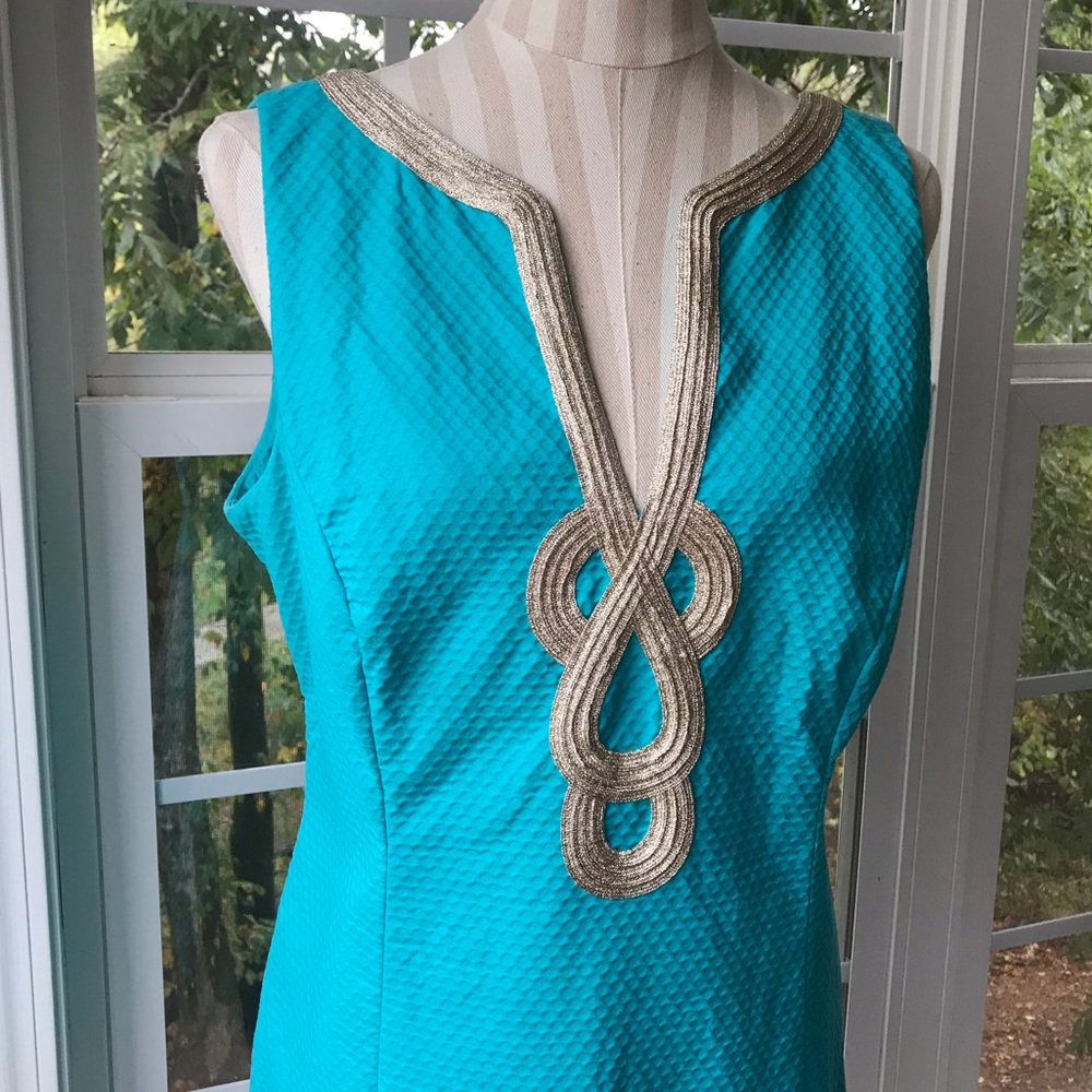 Lilly Pulitzer brocade dress